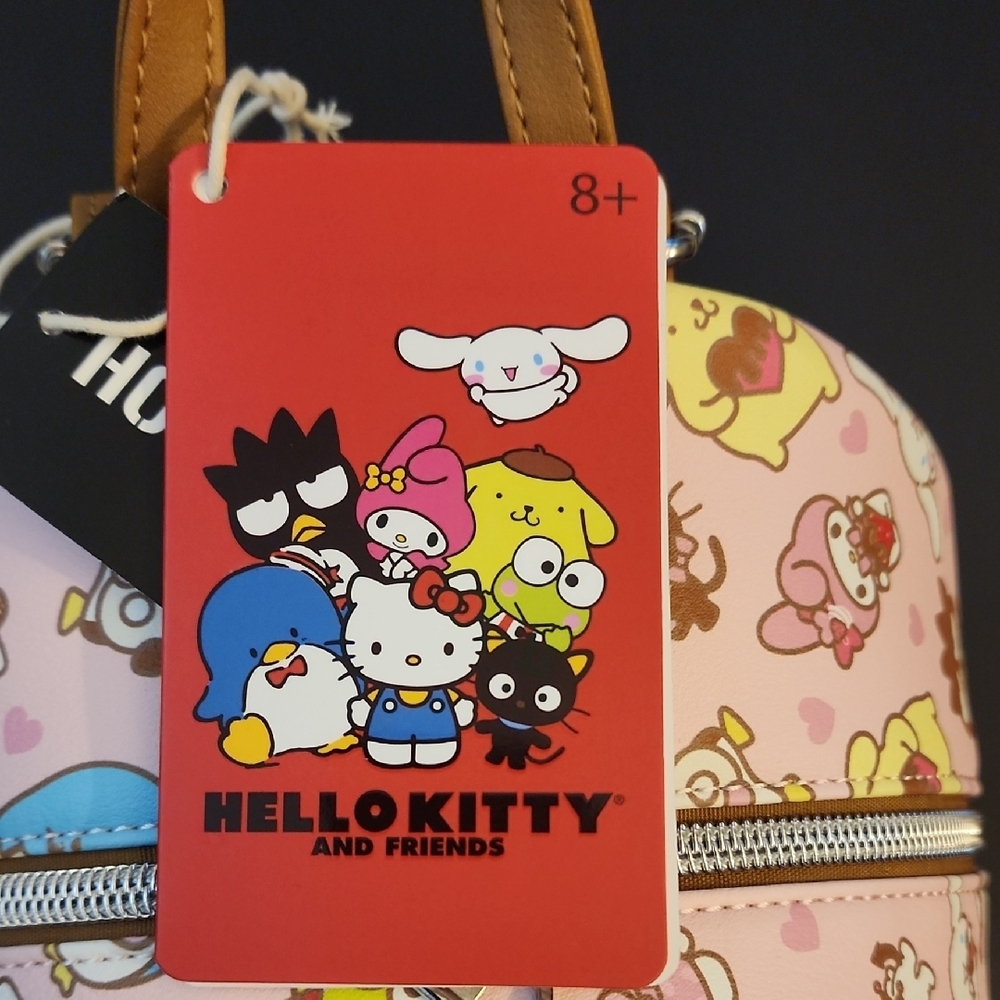Loungefly Hello Kitty And Friends Sanrio Pink Backpack. NWT - Picture 3 of 9